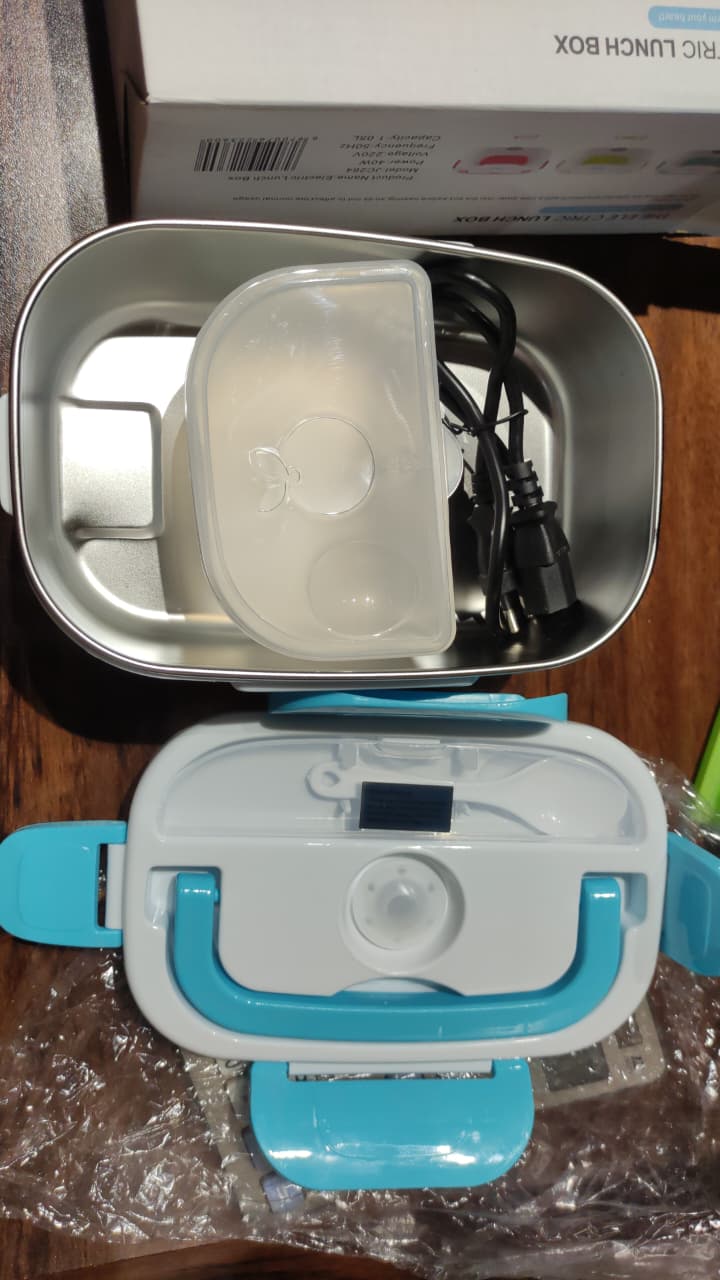 Multi-Functional Stainless Steel Electric Lunch Box – Portable Food Heater