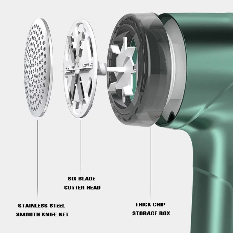 Rechargeable Lint Remover – Fuzz, Pills & Hair Quickly Remove